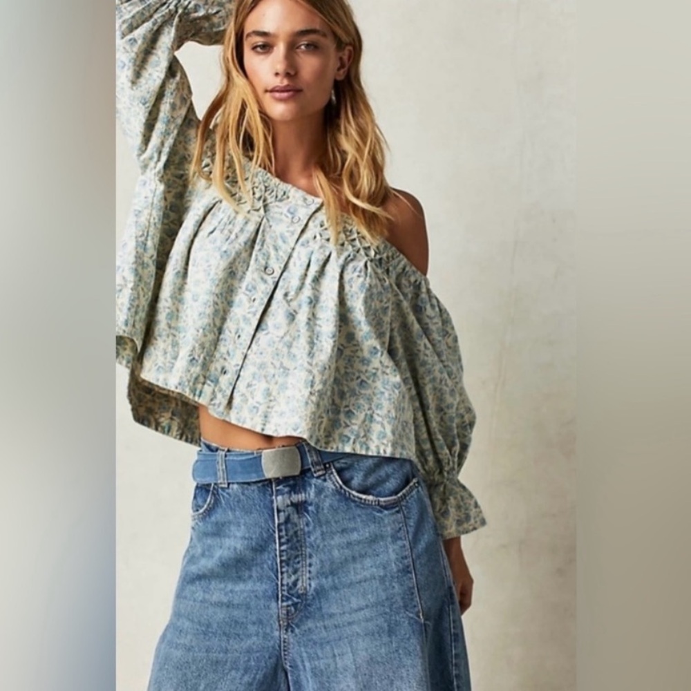 Free People James Smock Top | Size Large - Picture 4 of 8
